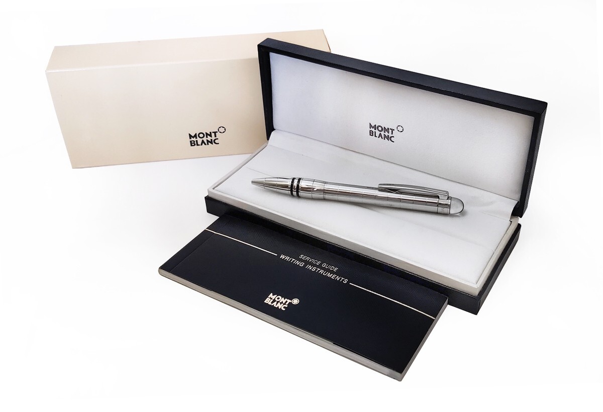 Refurbished# Montblanc Starwalker Stainless Steel Ballpoint Pen