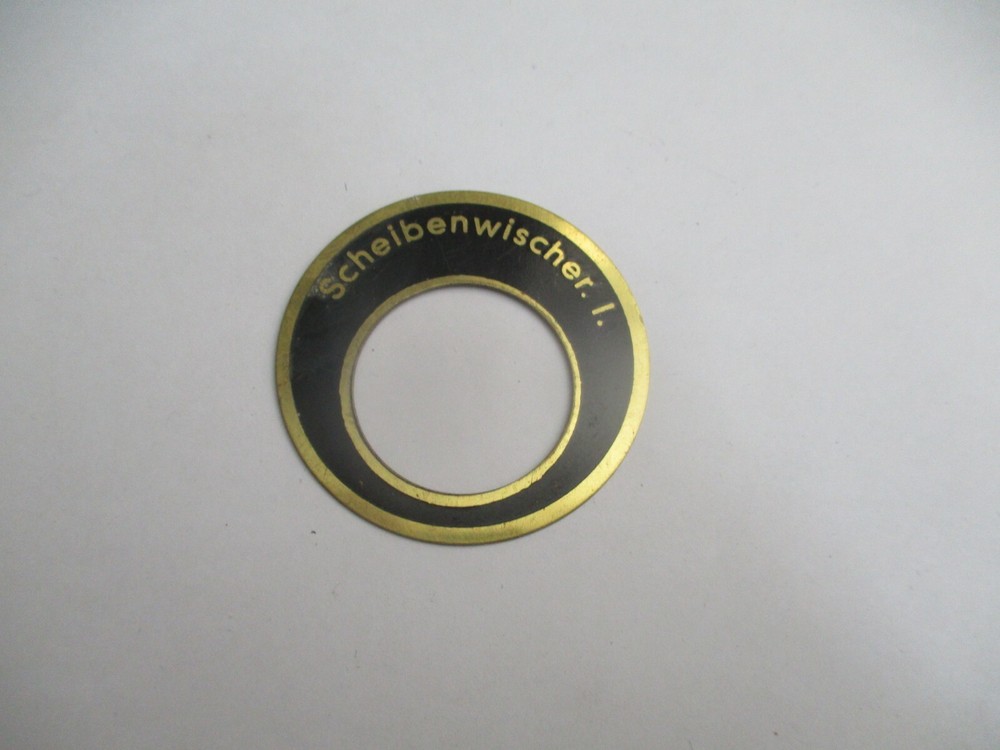 Nameplate switch windshield wiper Bundeswehr dashboard