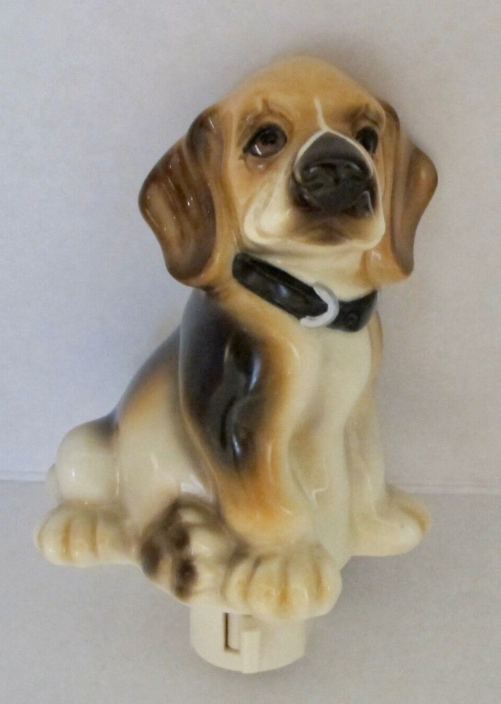 Beagle Dog Ceramic Night Light -5"Tall 3" Wide