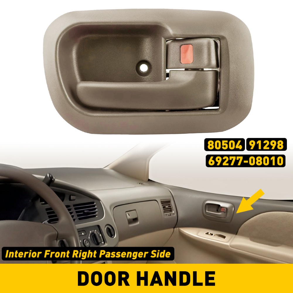 1998-2003 For Toyota Inner Sienna Interior Door Pull Front Handle Passenger Side