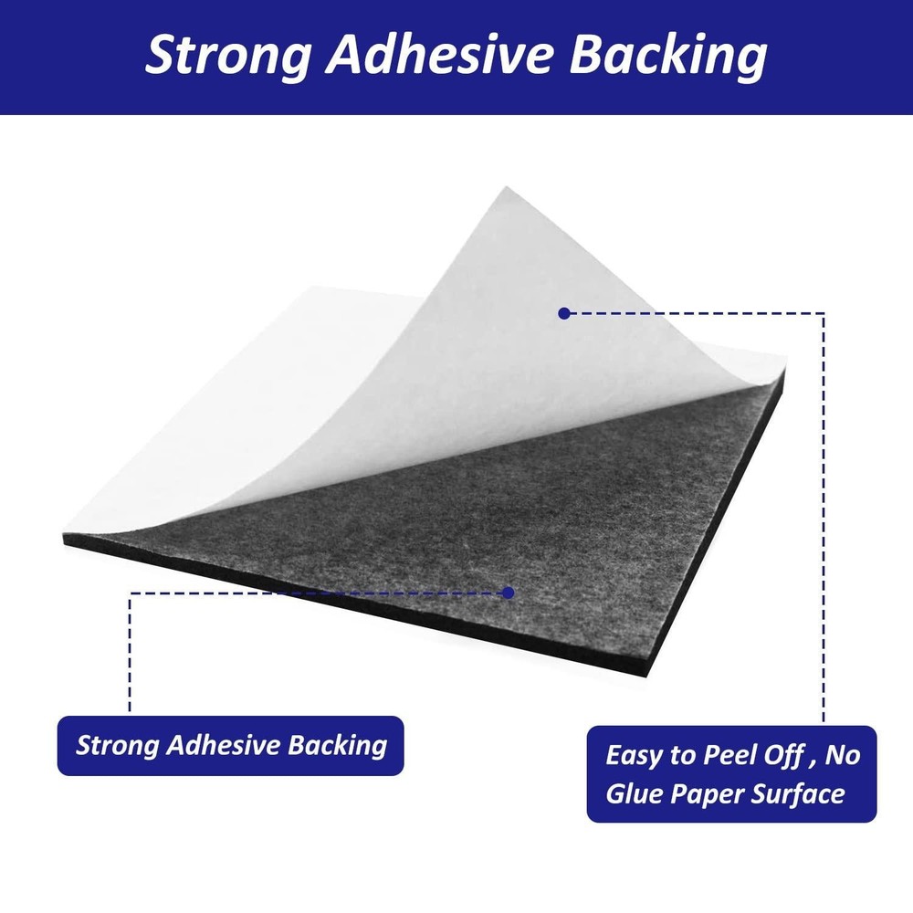 Foam Padding Sheets with Adhesive Backing - Self Stick Neoprene Insulation Foam,