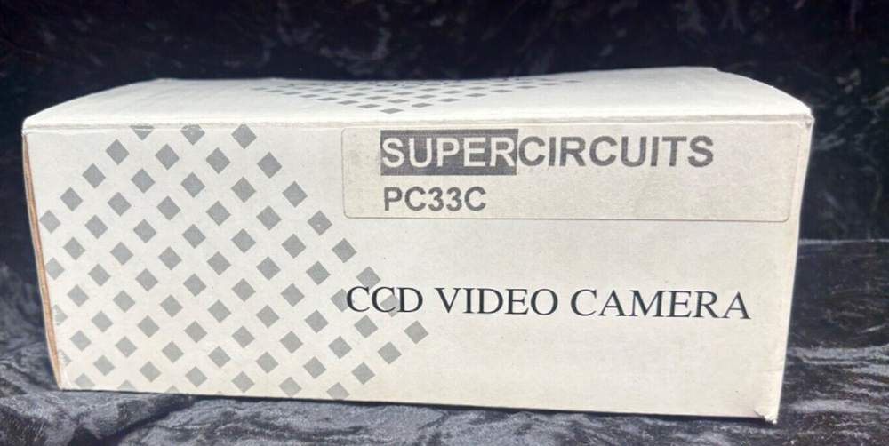 SUPER CIRCUITS PC-33C VIDEO SURVEILLANCE CAMERA no LENS