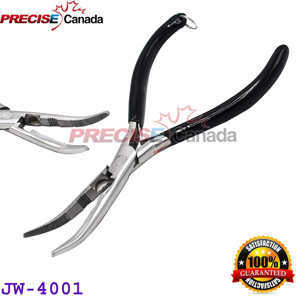 Multi Function Fish Plier Needle Nose Angled Braid Fishing Line Hook Cutter