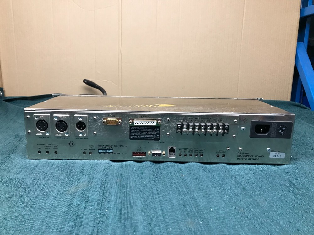 RTS by Telex Matrix Intercom System KP96-7 Intercom Control Panel w/ Cord + Mic