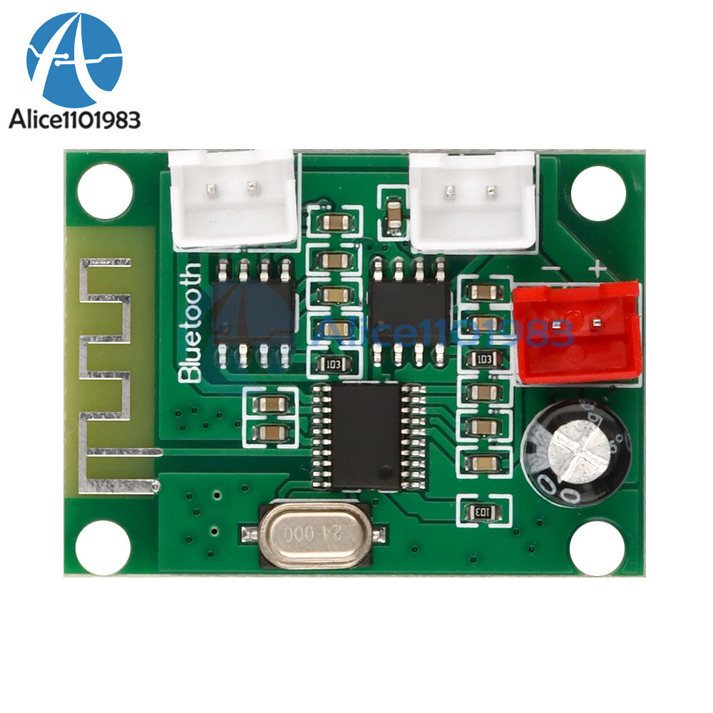 DC 3.3-5V Bluetooth Audio Power Amplifier Board 3W*2 Voice Broadcast Module