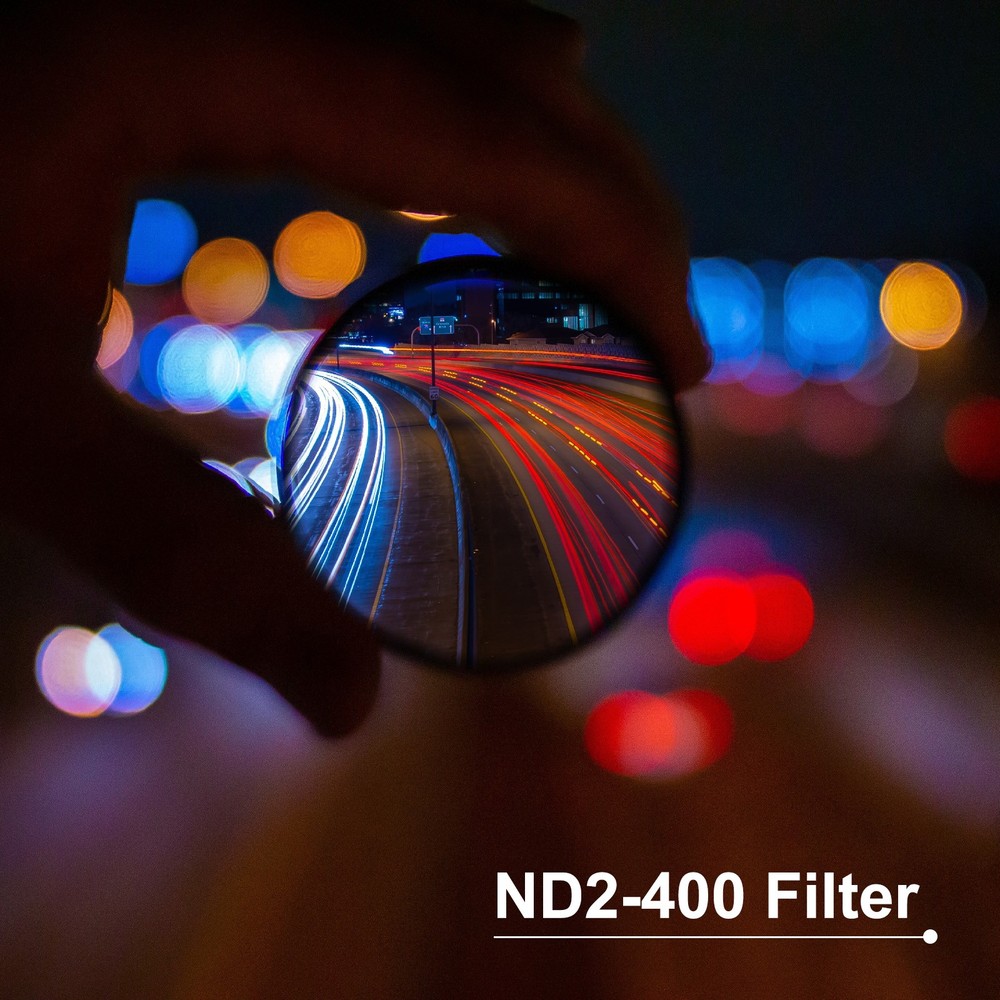 ND2-400 Lens Filter Variable Neutral Density Lens Filter 62mm