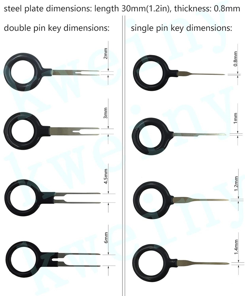 Universal Electrical Connector Release Tool Set – 11 Pieces, Durable Design