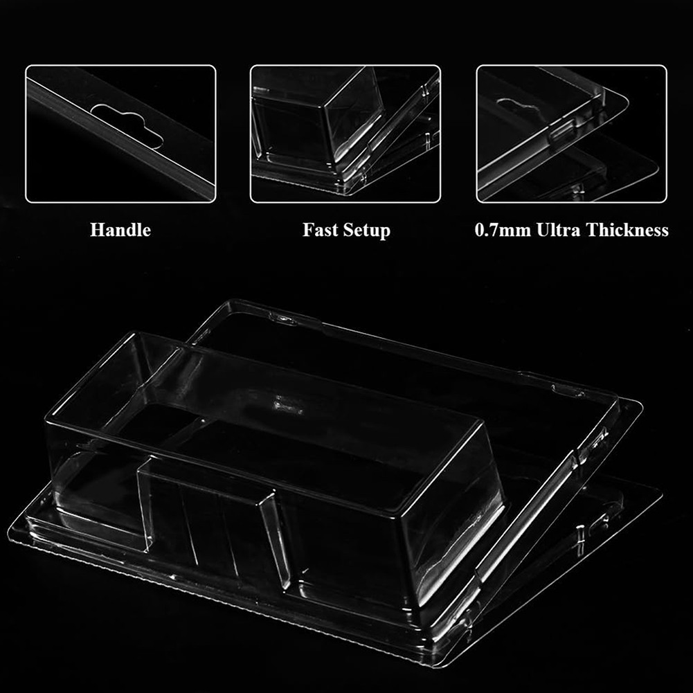 2-100Pack Diamond Protector for Hot Wheels Team Transport Clamshell Diecast Case