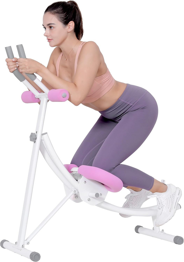 Ab Workout Equipment, Ab Machine with Height Adjustable and Stability, Ab Workou