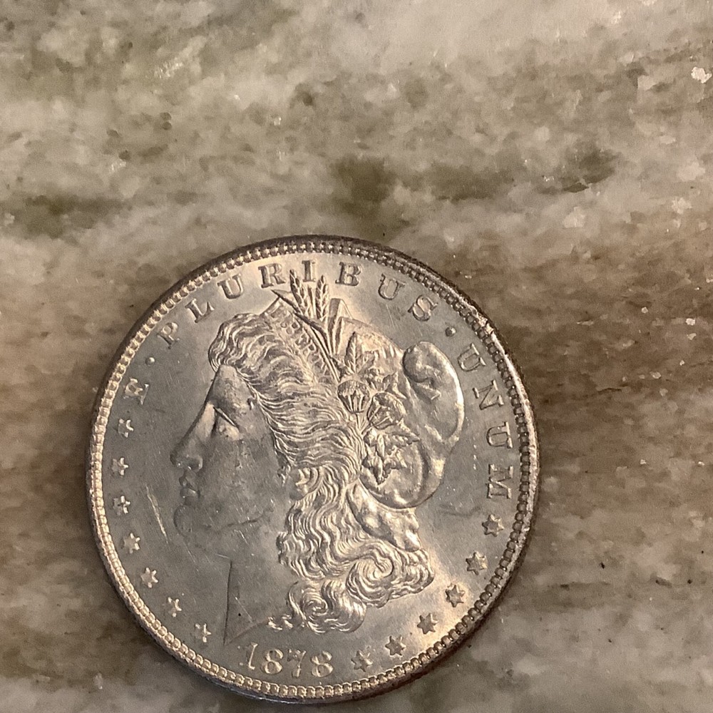 1878-S Silver Morgan Dollar BU