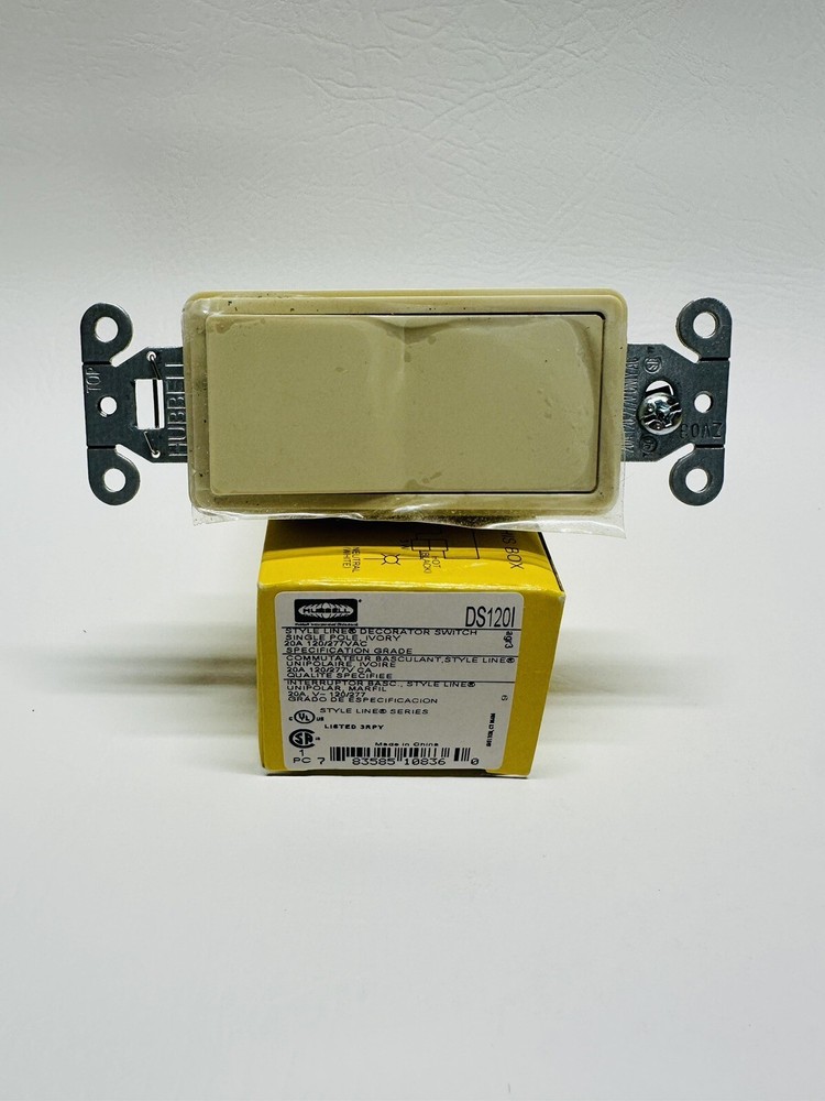 NEW Hubbell DS120I Decorator Switch