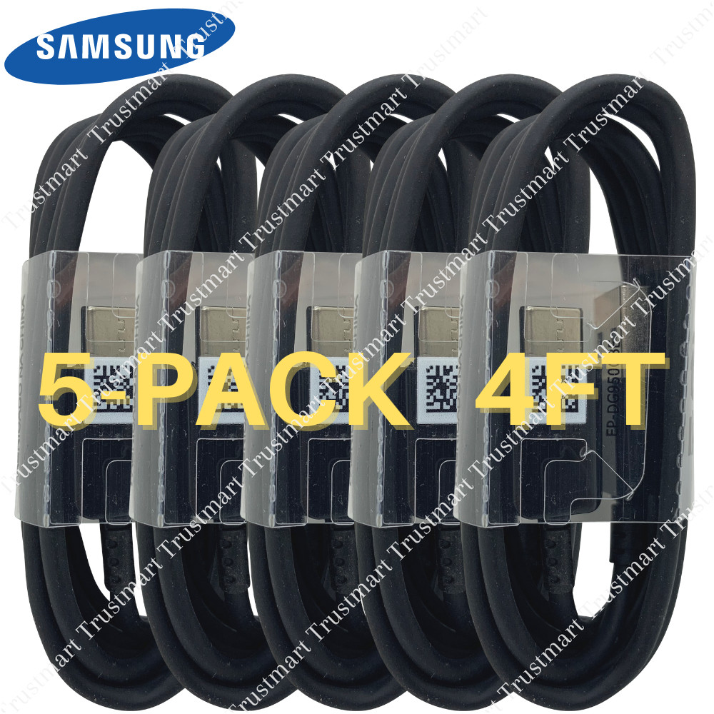5Pack USB Type C Cable Charger Lot Fast Charging Data Cord For Samsung Android