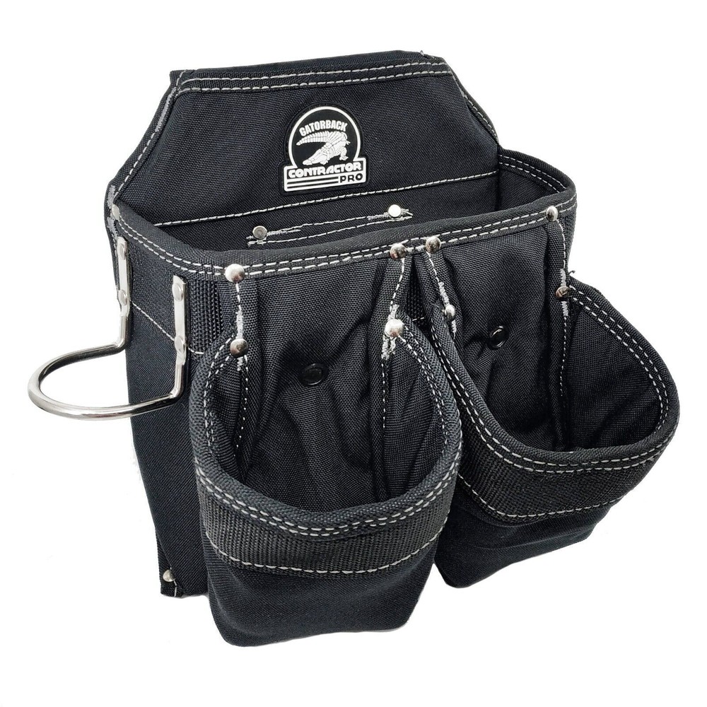 Gatorback Open Contractor's Tool Pouch. Large Main Space w/Pockets & Tool Slots