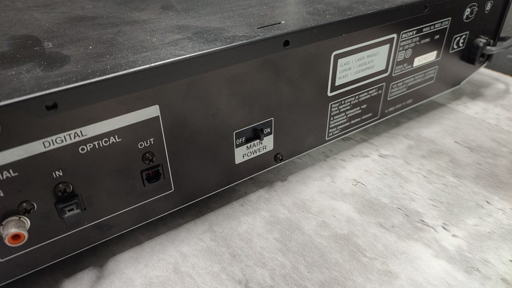 Sony Minidisc Deck MDS-JE510