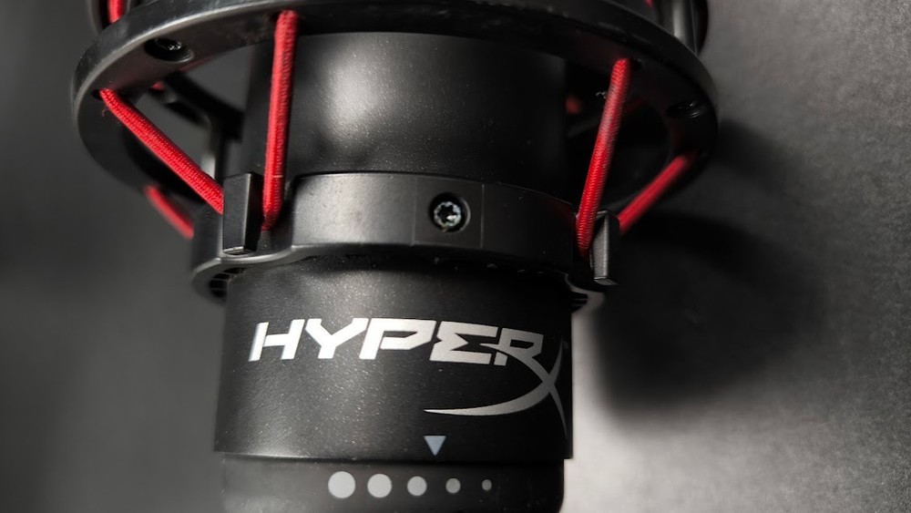 HyperX QuadCast Microphone Used Working Black/Red