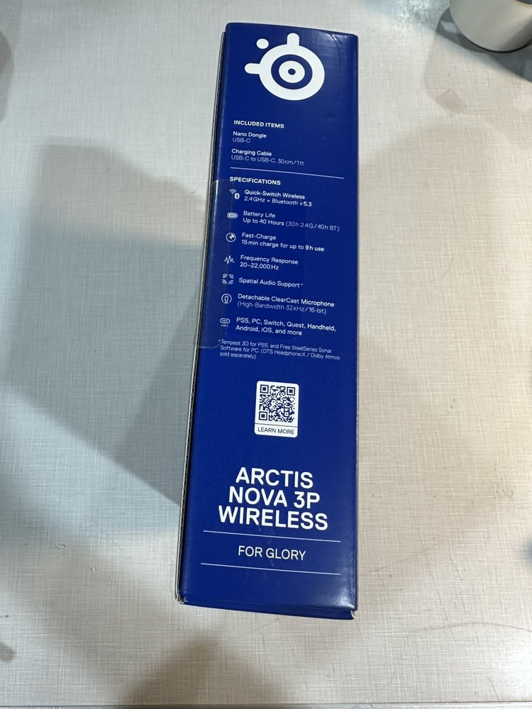 Sealed SteelSeries Arctis Nova 3P Wireless Multi-Platform Gaming Headset