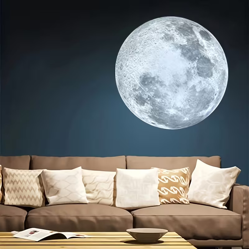 USB Moon Earth Projector Light Ceiling Night Lamp Home Atmosphere Decor Hot USA