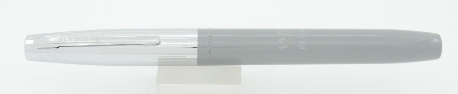 Sheaffer Skripsert Grey w/Chrome Cap Fountain Pen - M Nib - 1962 - NEW, Unused