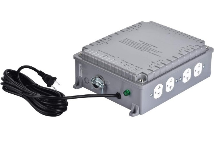 Adini 8000W 8-Light Relay Controller with Trigger Cord for Hydroponics Indoor Gr