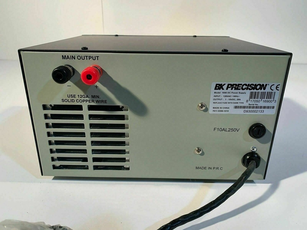 EXCELLENT BK PRECISION 1690 Regulated DC POWER SUPPLY Digital Face 28A Max NOS