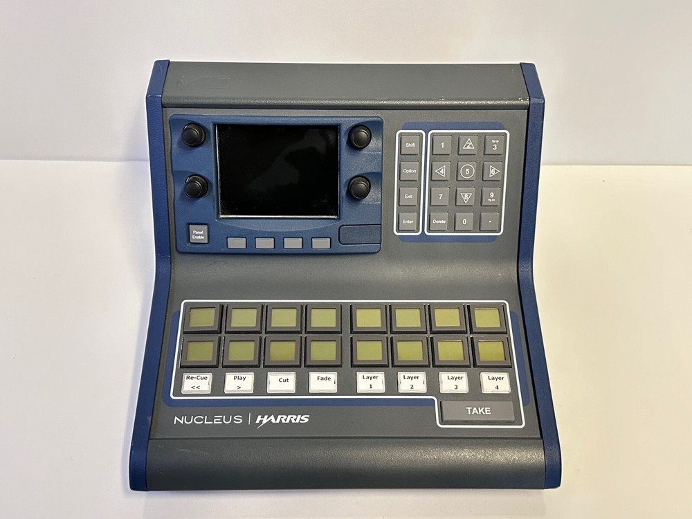 Harris Nucleus-DM Harris Broadcast Audio/Video/Media LCD Button Control Panel