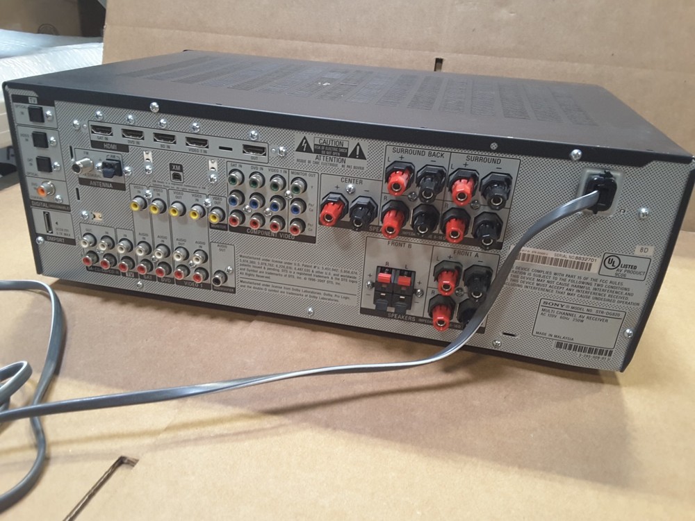 SONY STR-DG820 7.1‑Channel A/V Receiver