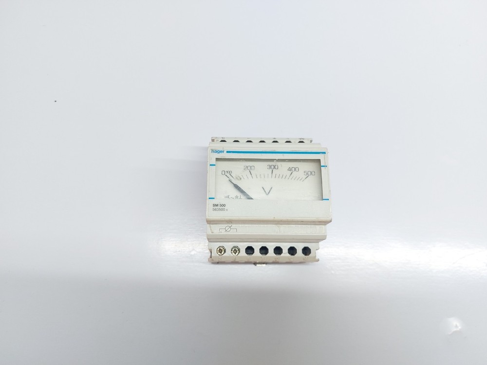 Hager sm 500 Voltmeter 0-500v