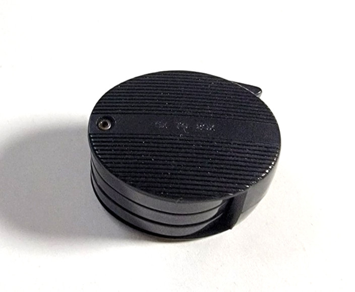 Vintage Bausch & Lomb Triple Lens 5x to 20x Folding Picket Magnifier Mini Loupe