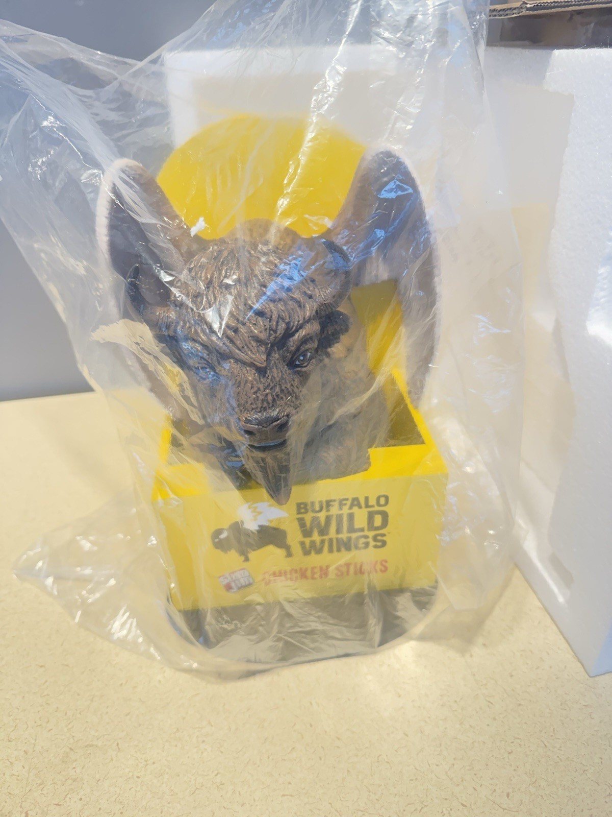 Slim Jim Buffalo Wild Wings Chicken Sticks Display With Box & Plastic