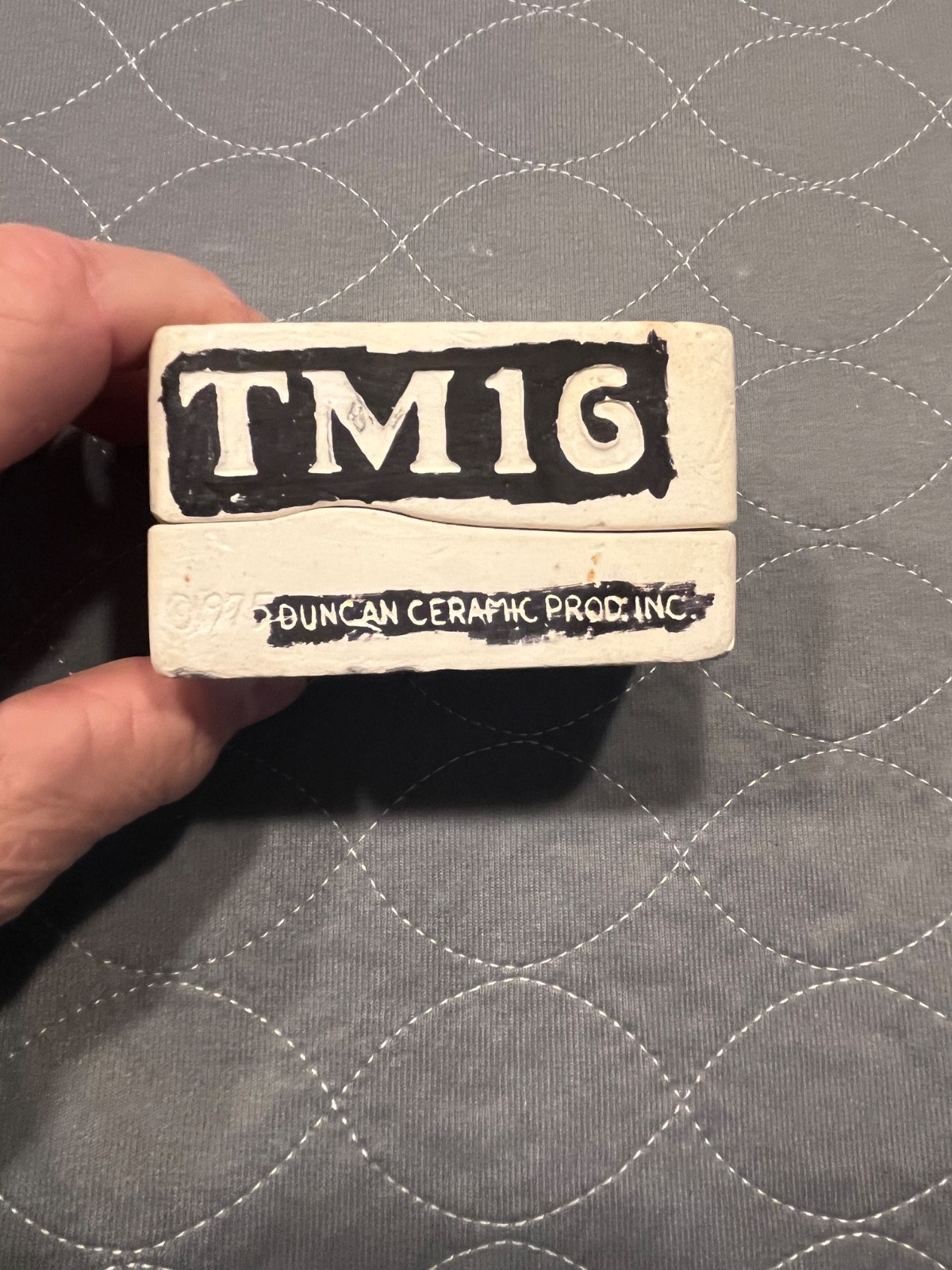 Duncan TM-16 Ceramic Slip Mold Miniature Snail Figurine Vintage Pottery 1975