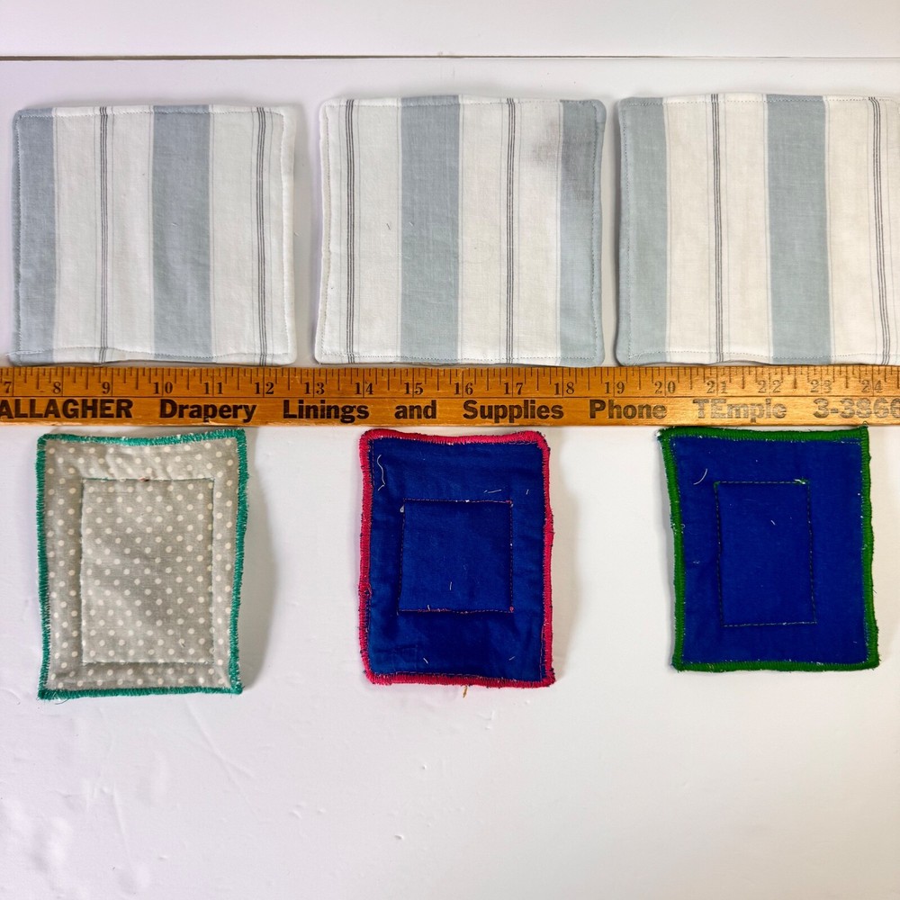 6 Handcrafted Prayer Quilts lot unique