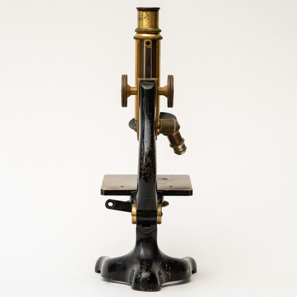 E. Leitz Wetzlar microscope 1912 Brass Microscope serial # 158336