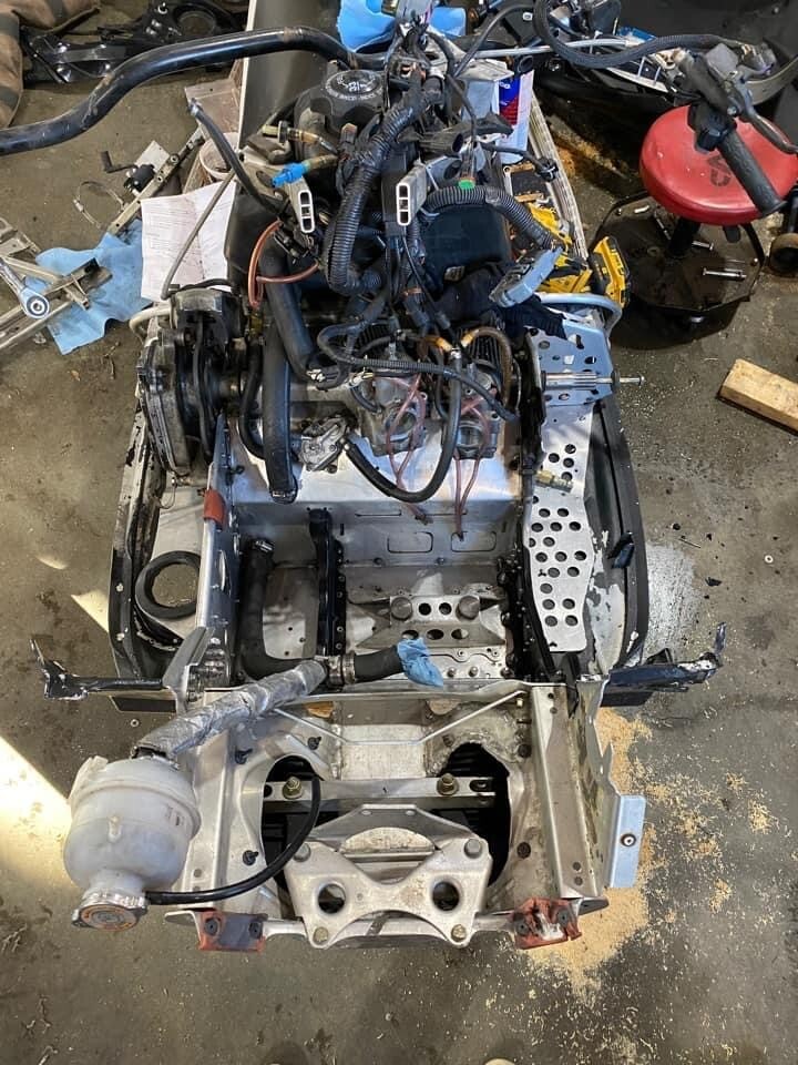 Jay Favel SkiDoo Rev Nun & Full Length Bulkhead Brace Kit 7 Pieces SS Hardware