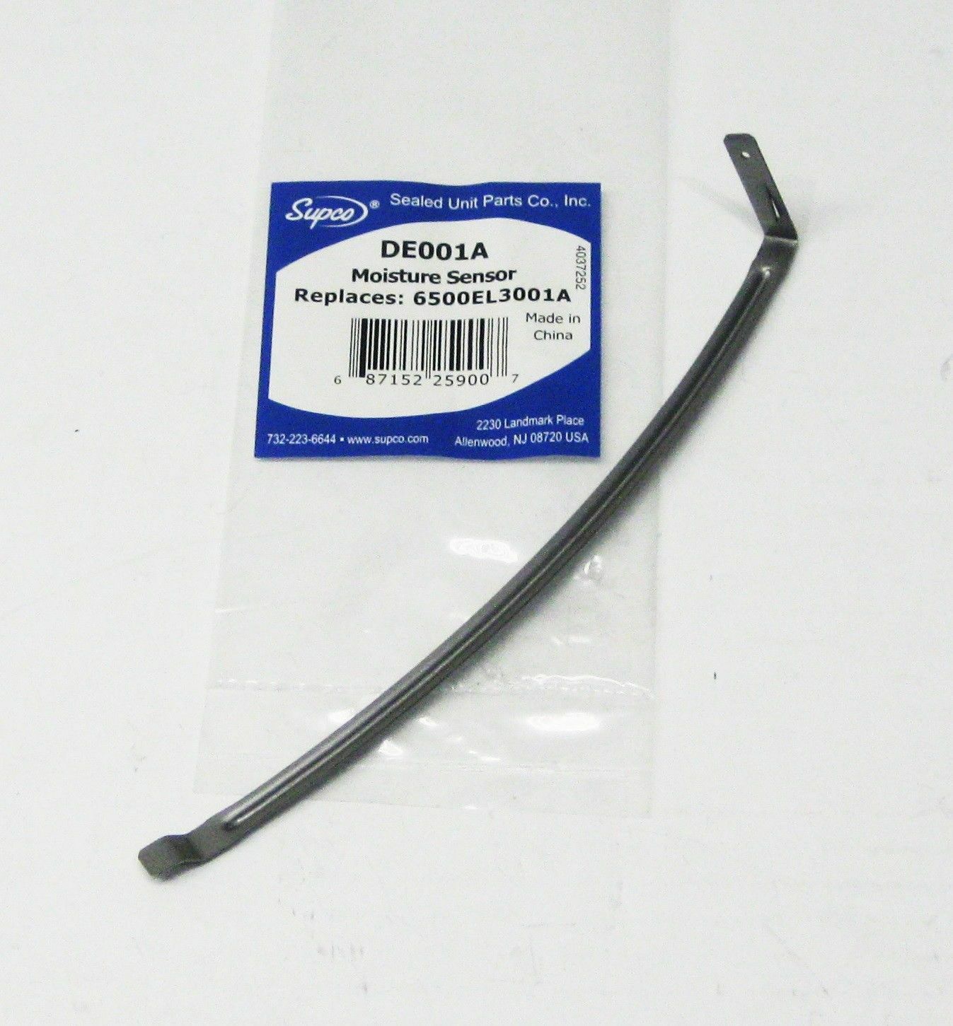 6500EL3001A for LG Dryer Moisture Sensor (Supco DE001A)