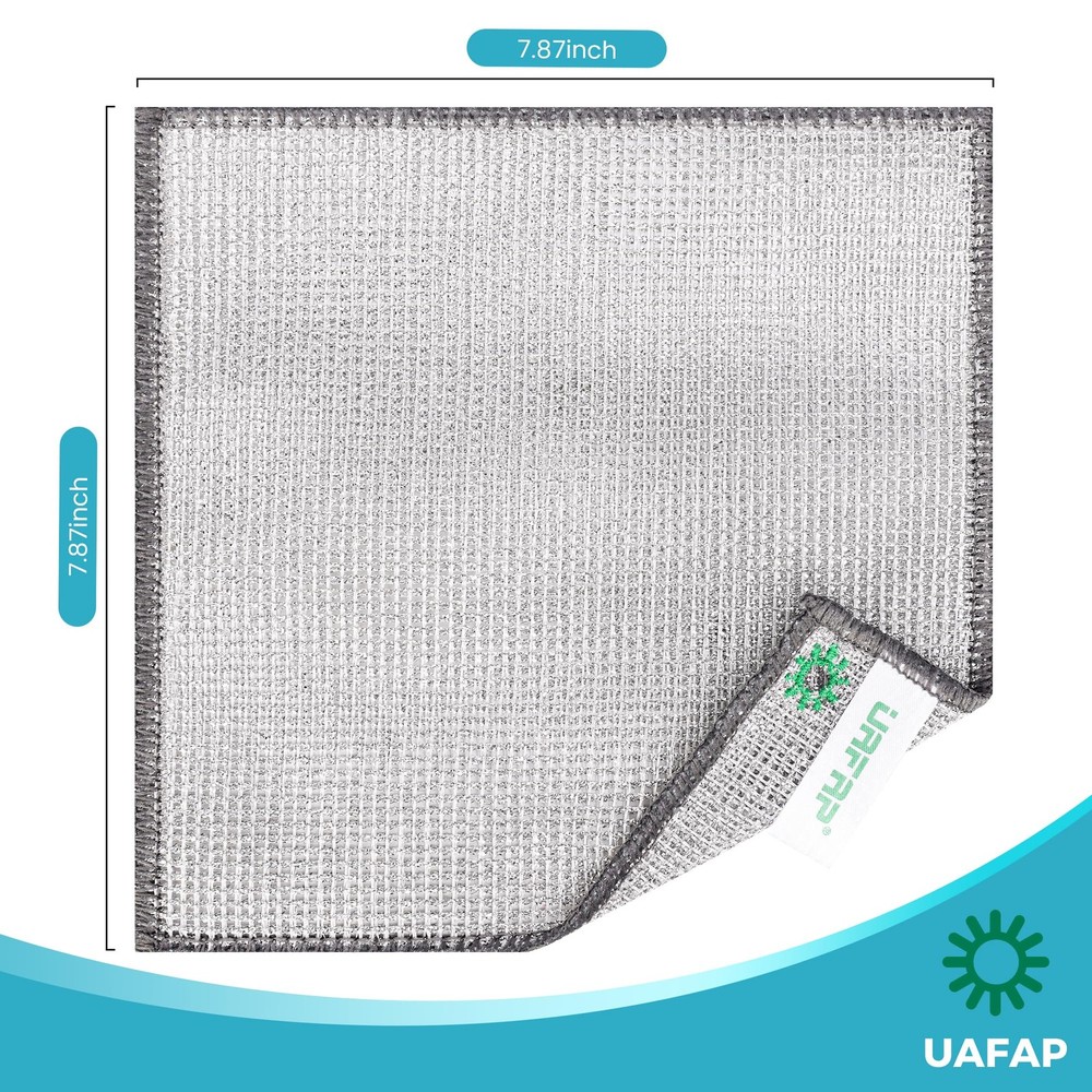 UAFAP 12 PCS Non Scratch Wire Dishcloth, Cleans Fast Without Scratching, Stan...