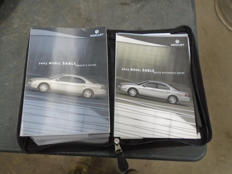 SABLE 2003 Owners Manual 1379732