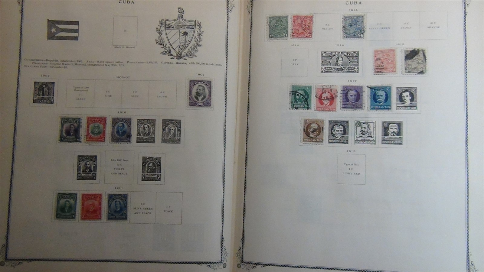 Stampsweis WW collection in Brown Scott Int'l 1901-1920 est 2715 stamps