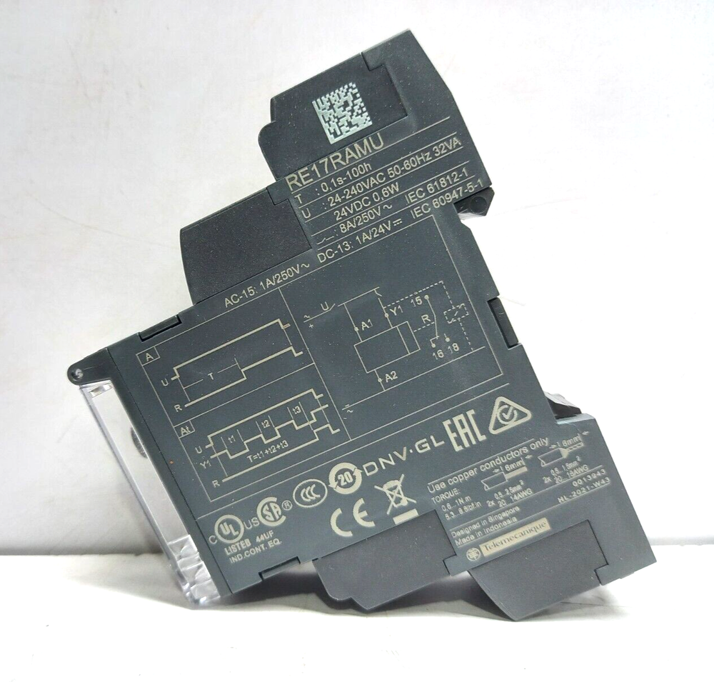 Schneider Telemecanique RE17RAMU On Delay Timer