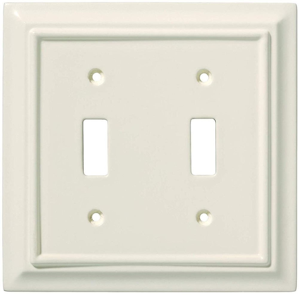 (12 Pack) (As-Is) Brainerd  - Wood Architectural Double Switch Wall Plate
