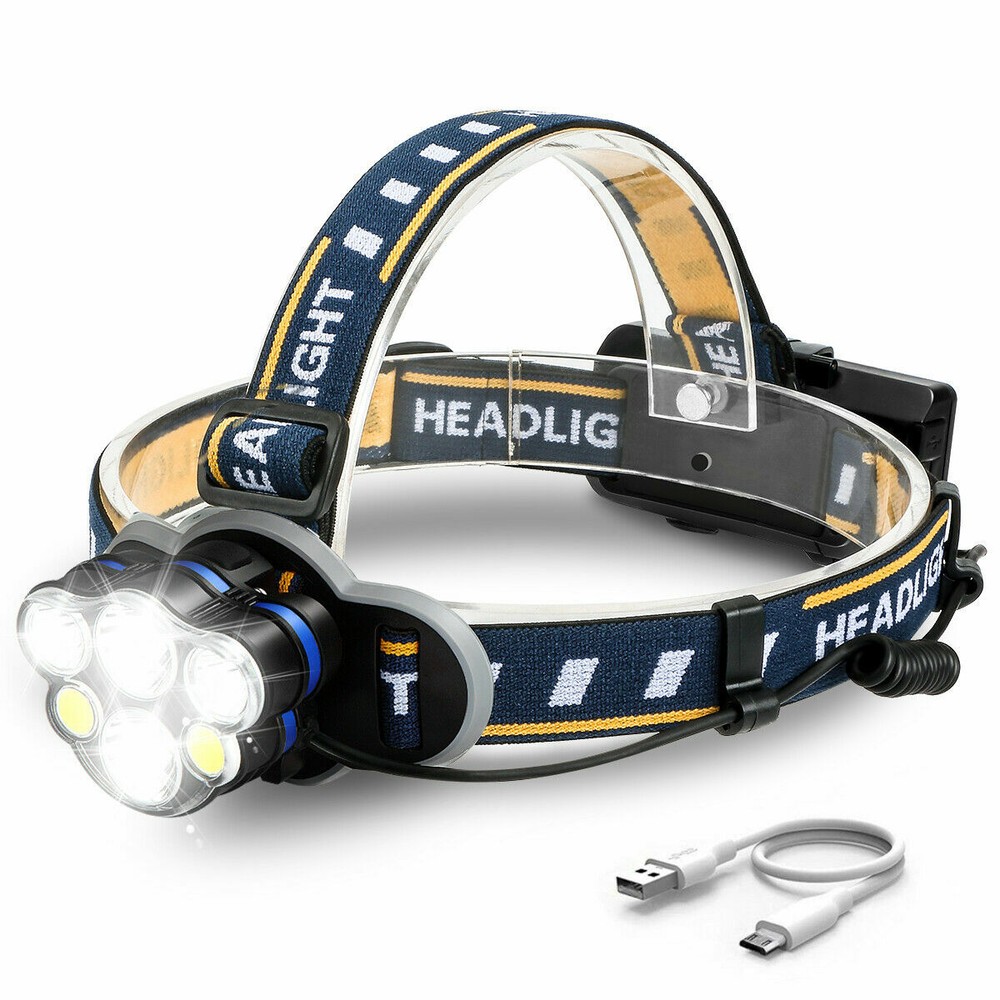 Super Bright 7 LED Headlamp Headlight Flashlight Head Torch