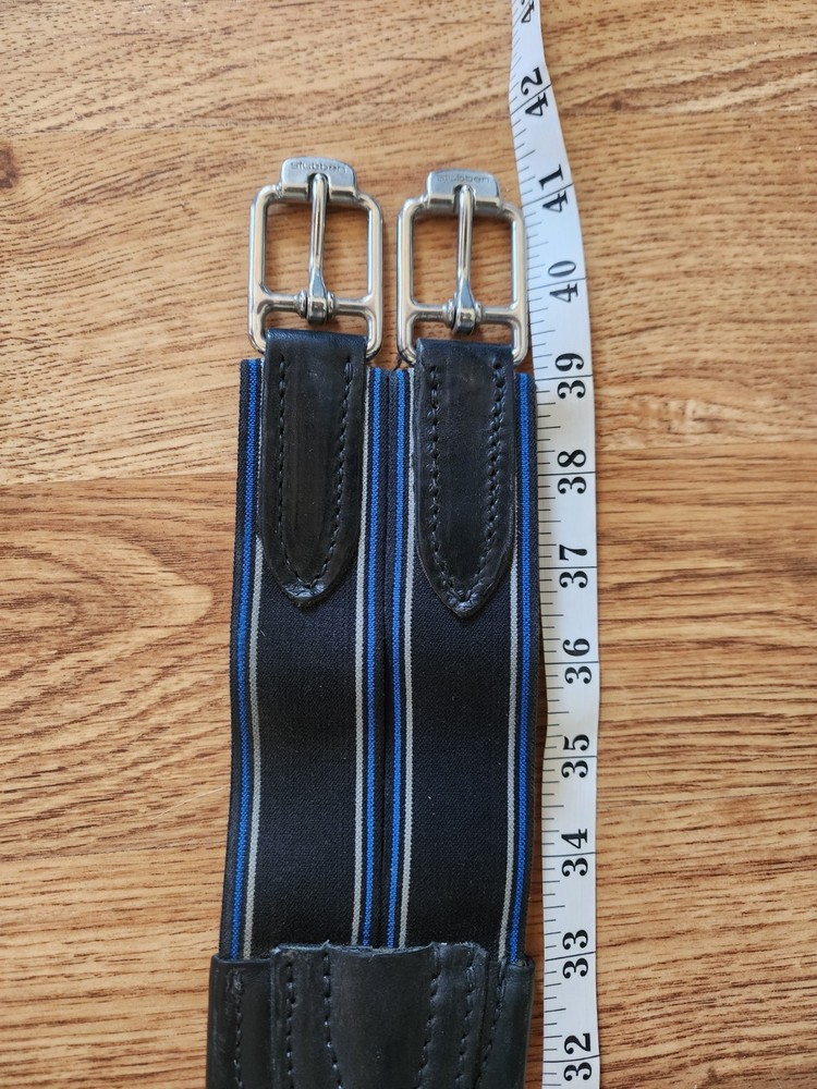 Stubben Leather Girth, Black, 105CM/42"