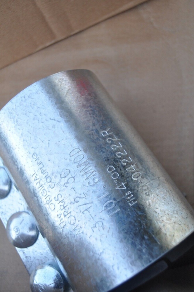 New Morris Coupling 3 1/2 -3C Galvinized Compression Coupling Fits 4IN OD Pipe