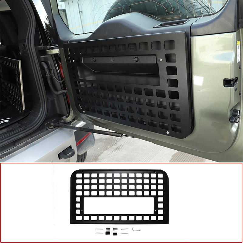 Rear Door Tailgate Table Storage Shelf Molle Panel For LR Defender L316 20+