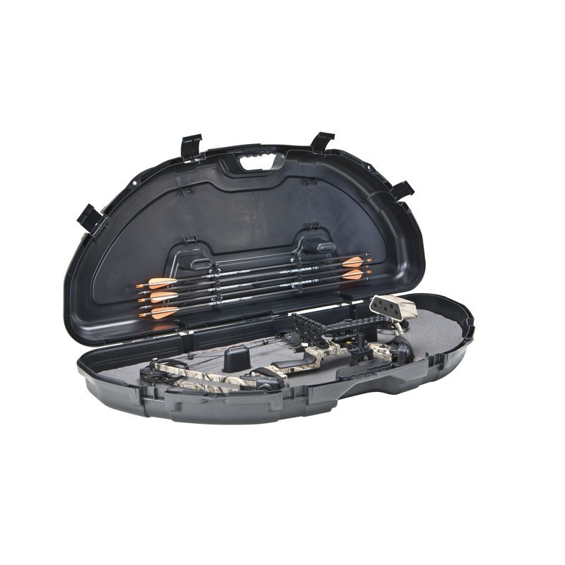 Lockable Compact Bow Case Padded Protection Compound Bows 5 Arrow Storage New