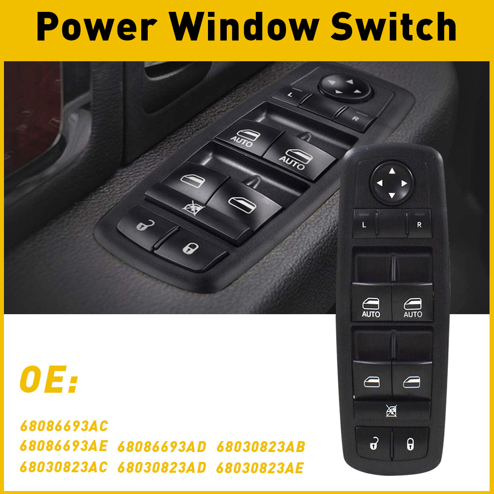 Driver Side Master Power Window Control Switch Fit 2011-2013 Jeep Grand Cherokee