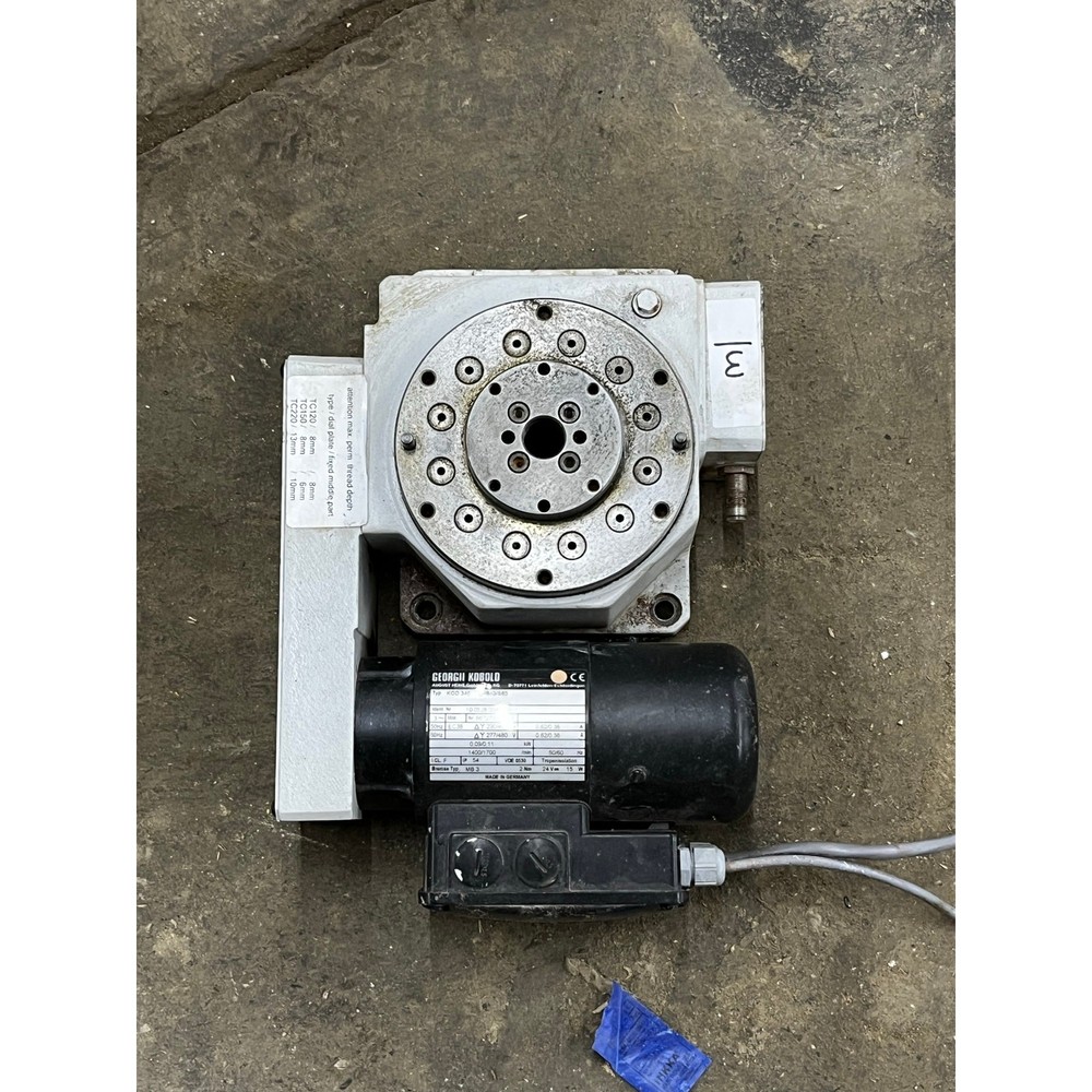 Weiss TC 150T Rotary Table (Used)