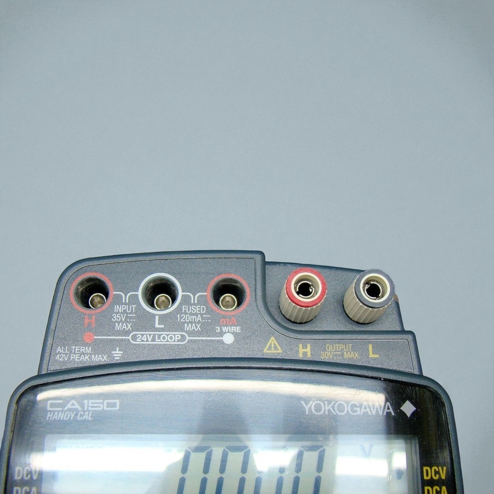 YOKOGAWA CA150 Handy Calibrator DC Voltage Current Source Measure with RJ Sensor