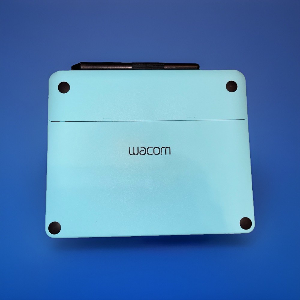 Wireless Drawing/Graphics Tablet | Tested Working | Wacom, Light Blue CTL490