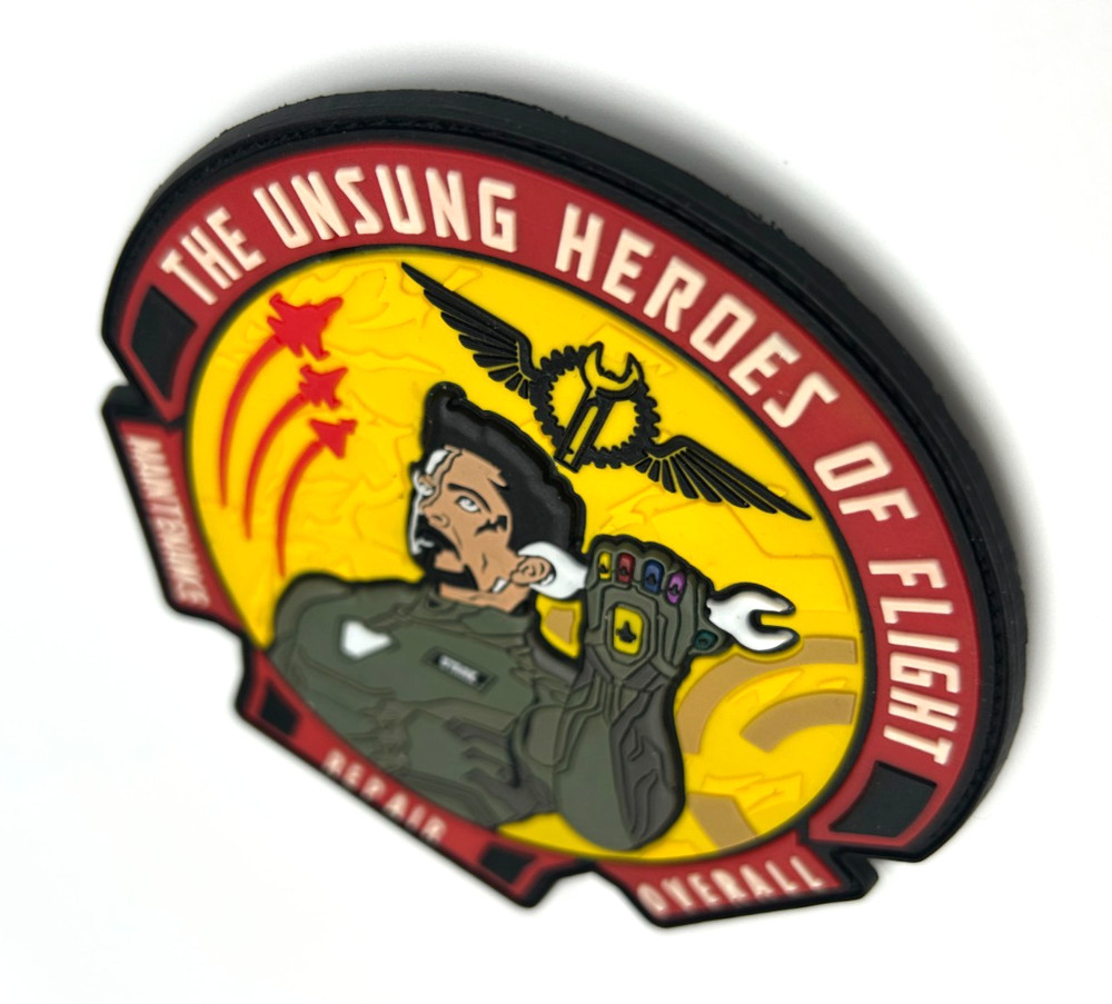 AIRCRAFT MAINTENANCE ENGINEER-STARK-AVENGERS- HIGH QUALITY PVC PATCH