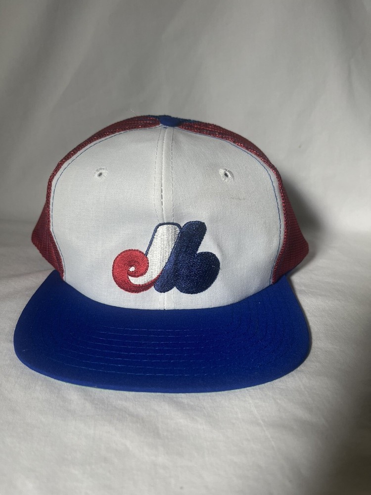 Vintage Montreal expos snapback hat Nwt 80s Nos